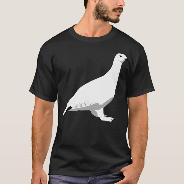Camiseta Willow Ptarmigan - inverno (Frente)