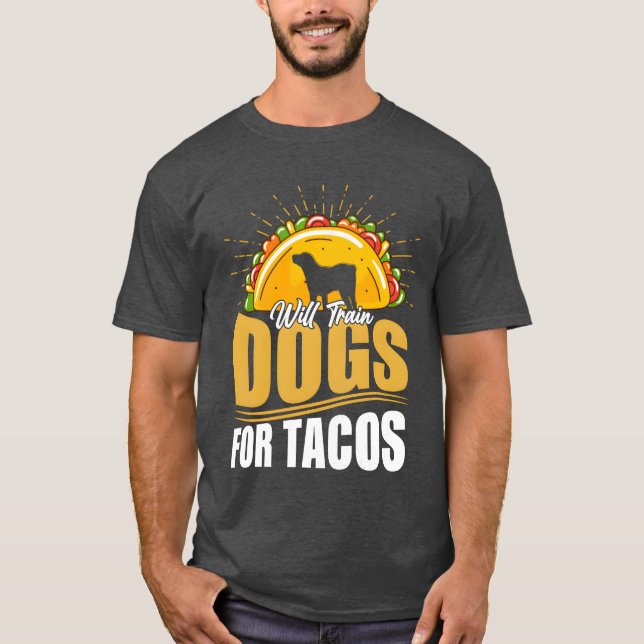 Camiseta Willrain Dogs Foracos Dograiner Job Dizendo amigos (Frente)