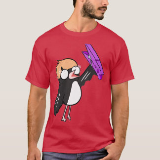 Camiseta Willy Wagtail com um Peg