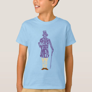 Camiseta Willy Wonka Citação Silhuette