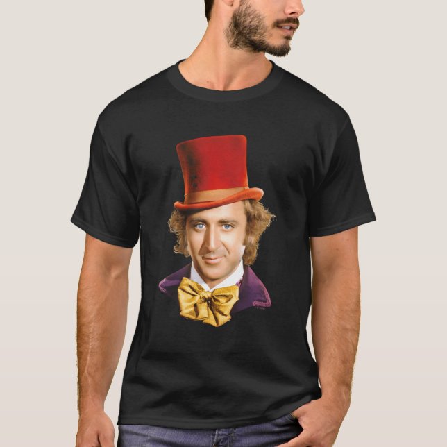 Camiseta Willy Wonka e a fábrica de chocolate Willy Wonka (Frente)