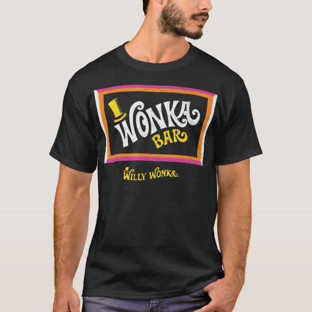 Camiseta Willy Wonka - Fábrica de Chocolate - Wonka Chocola (Frente)