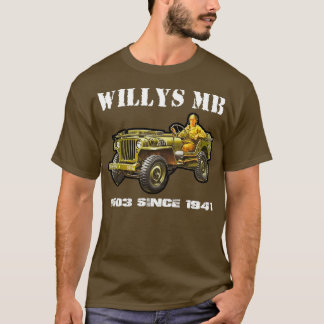 Camiseta Willys MB G503 Militares Fora da Estrada WW2
