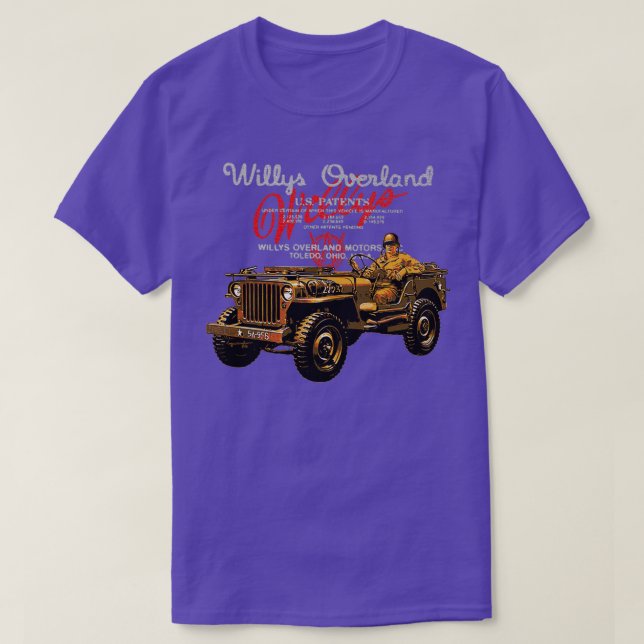 Camiseta Willys Overland (2)  (Frente do Design)