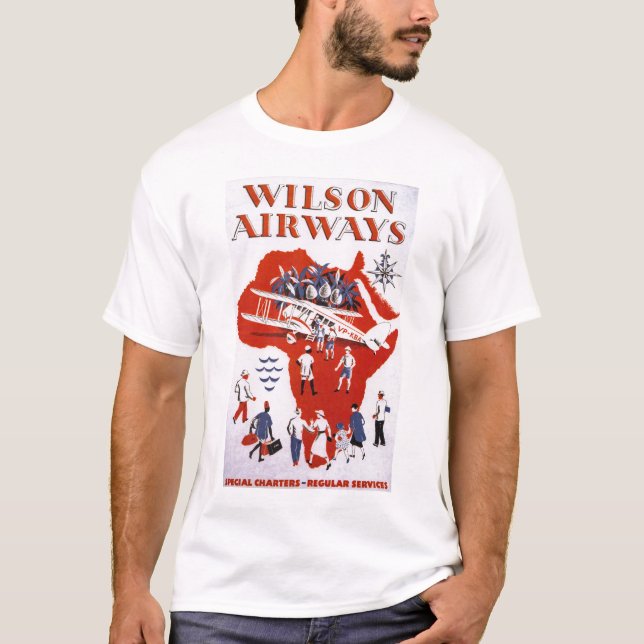Camiseta Wilson Airways ~ África (Frente)