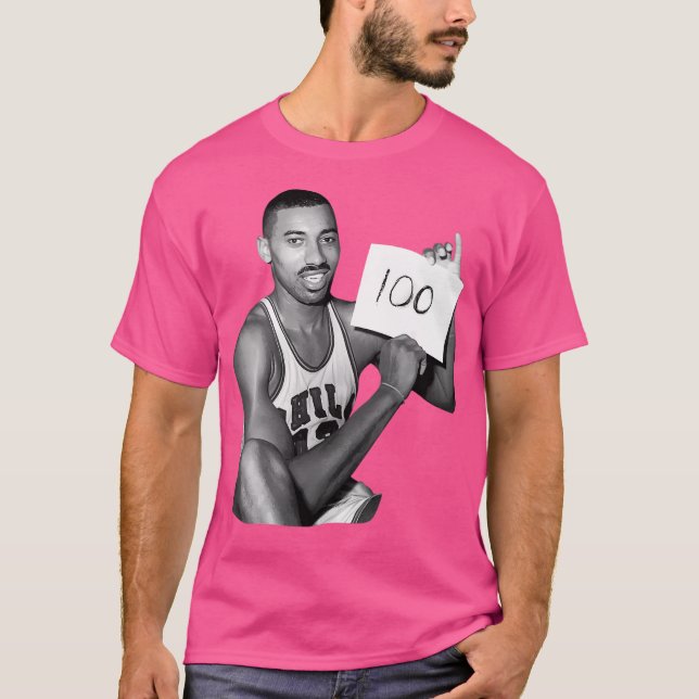 Camiseta Wilt Chamberlain 100 Point Game (Frente)