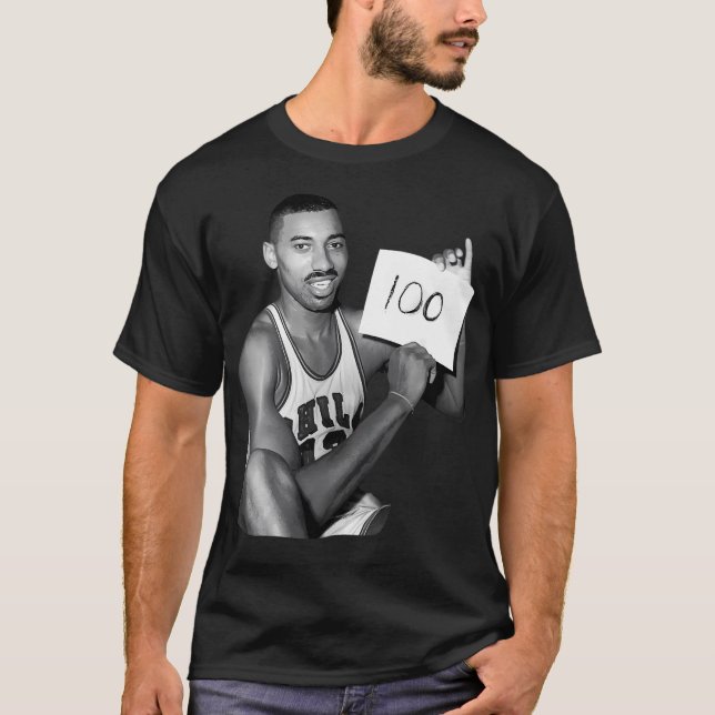 Camiseta Wilt Chamberlain 100 Point Game (Frente)