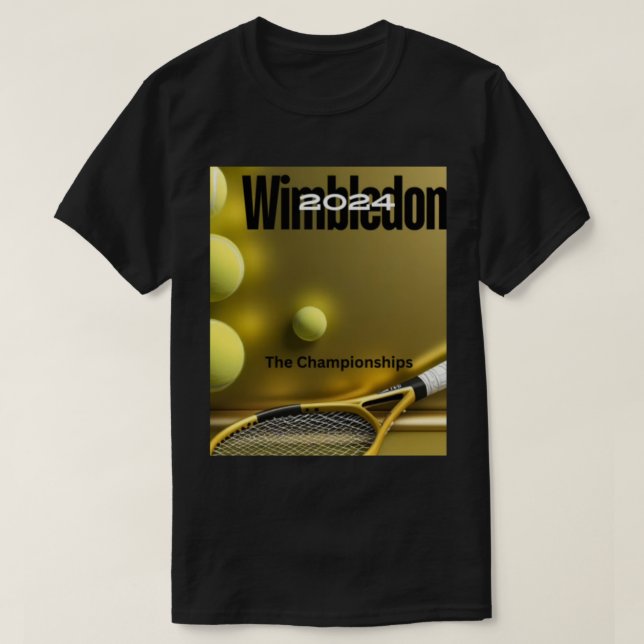 Camiseta Wimbledon 2024 O Campeonato T-Shirts e muito mais! (Frente do Design)