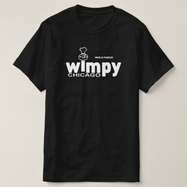 Camiseta Wimpy Grills Restaurants, Chicago, Illinois (Frente do Design)