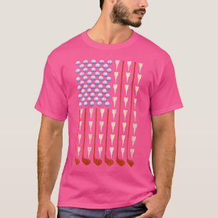 Camiseta Win American Flag Golf Funny Golfing Usa Golfer Go