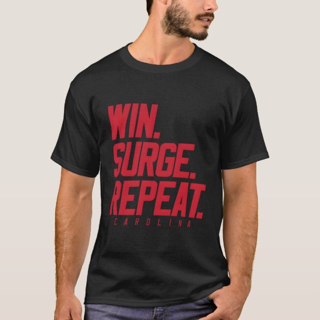 Camiseta Win Surge Repete Carolina Hockey (Frente)