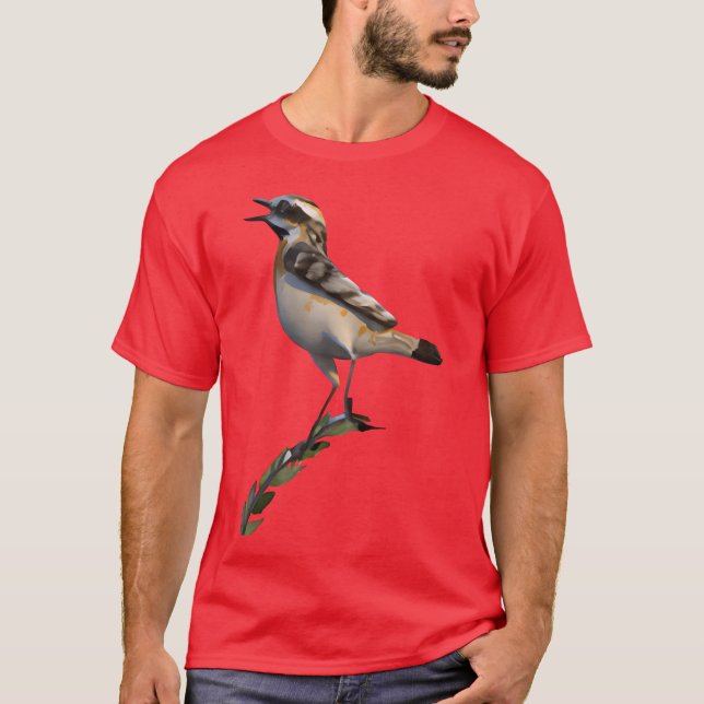 Camiseta Winchat Bird engraçado (Frente)