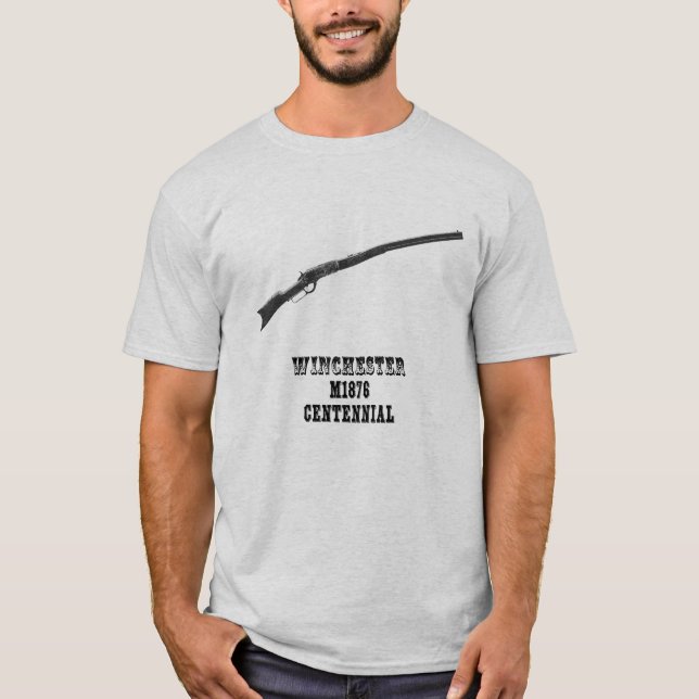 Camiseta Winchester Model 1876 Rifle (Frente)