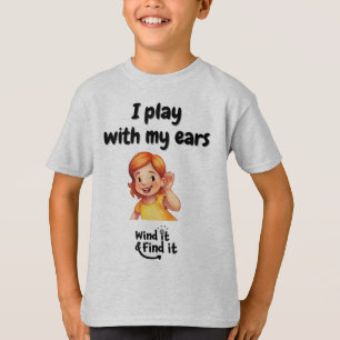 Camiseta Wind It & Find It™: ‘Brinco com meus ouvi