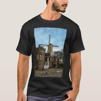 Camiseta Wind Mill Em Gouda, Países Baixos.