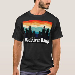 Camiseta Wind River Range Wyoming Retro