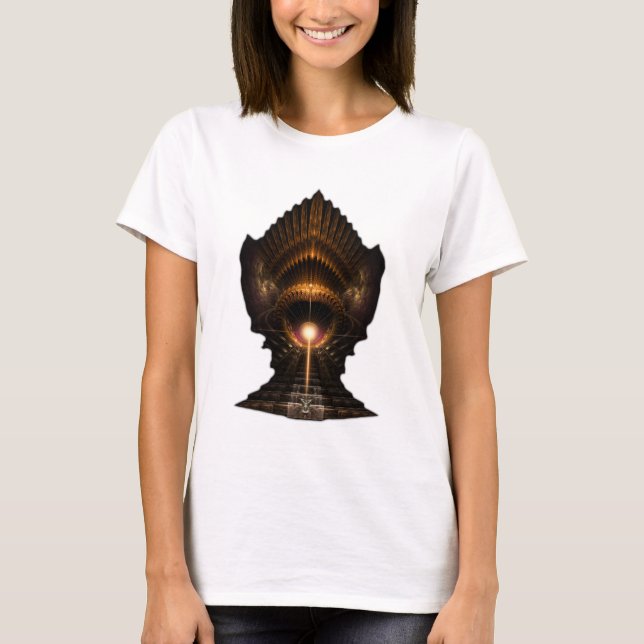 Camiseta Wind Storm Fractal Art ISO (Frente)
