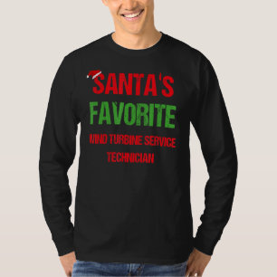 Camiseta Wind Turbine Service Technician Funny Pajama Chris