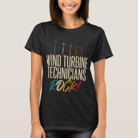 Wind Turbine Technician Rock Tech Engraçado Gift A