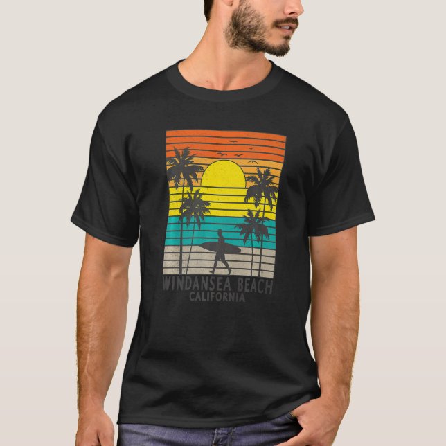 Camiseta Windansea Beach California CA Surfer Surfing Surf  (Frente)