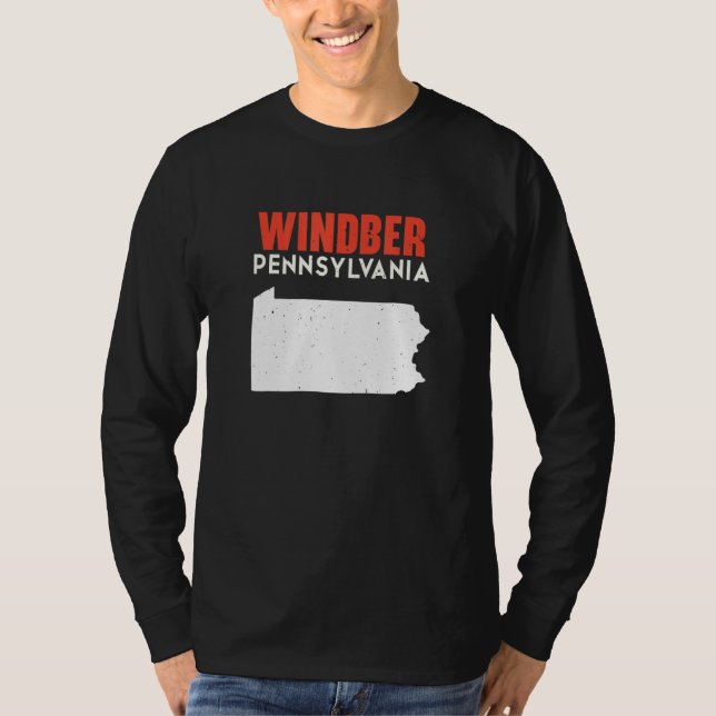 Camiseta Windber Pennsylvania USA State America Travel (Frente)