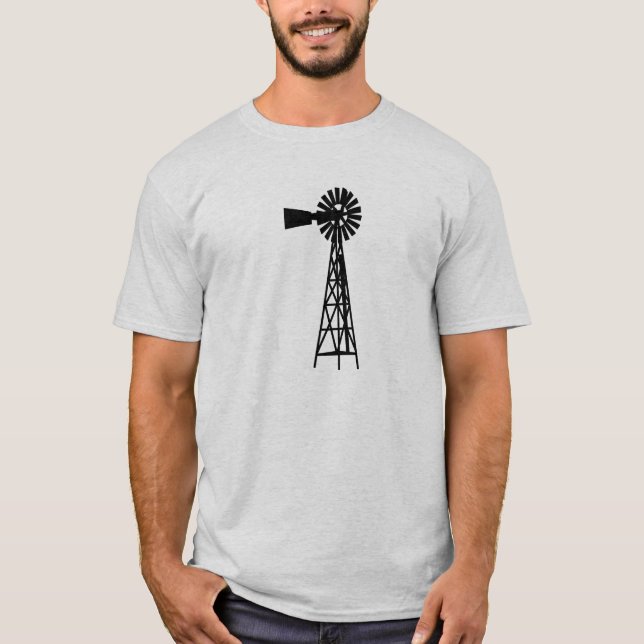 Camiseta Windmill.png preto (Frente)