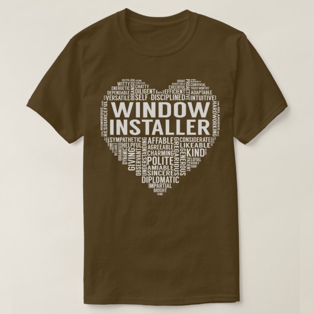 Camiseta Windows Installer Heart (Frente do Design)
