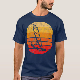 Camiseta Windsurf Windsurfing Retro Sunset Vintage