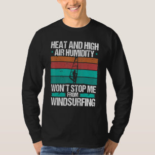 Camiseta Windsurfe Calor Umidade do Ar Vento Forte Windsurf