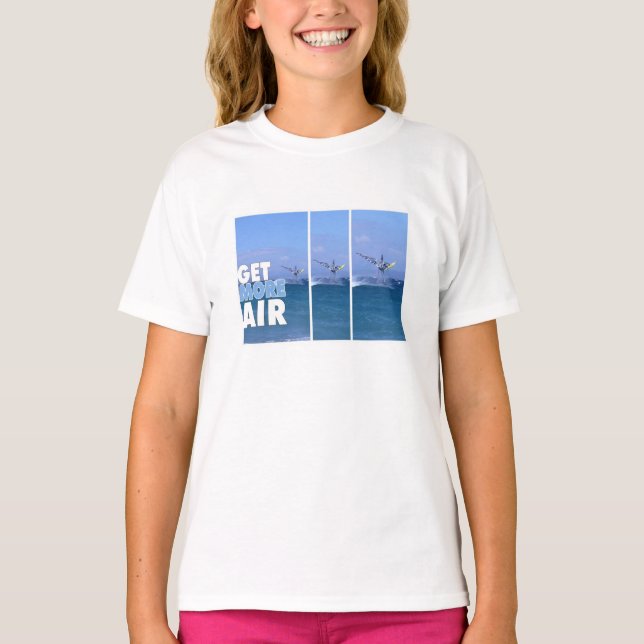 Camiseta Windsurfer no t-shirt do ar (Frente)