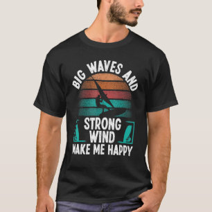 Camiseta Windsurfer Sail Strong Wind Waves Windsurfing