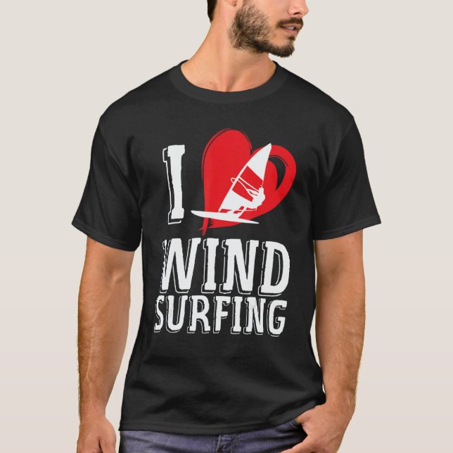 Camiseta Windsurfing Love Windsurf Surfing Windsurfer (Frente)