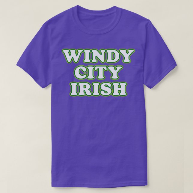Camiseta Windy City Irish TShirt (Frente do Design)
