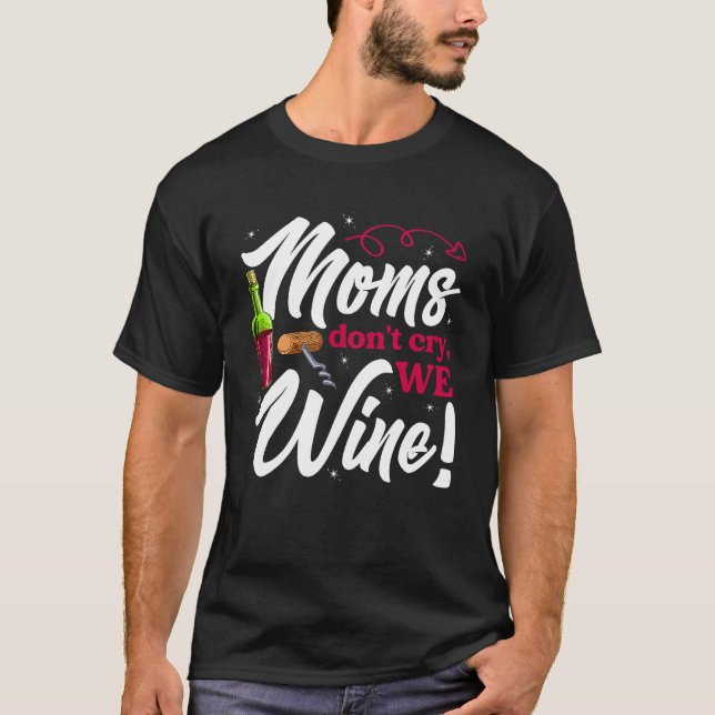 Camiseta Wine Loving Mothers Day For Mom Drinking (Frente)