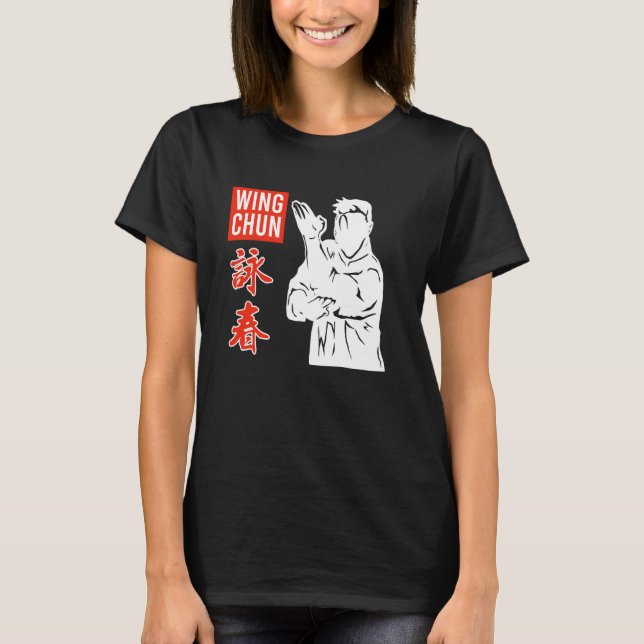 Camiseta Wing Chun Chinês Shaolin Mestre China Wing Tsun (Frente)