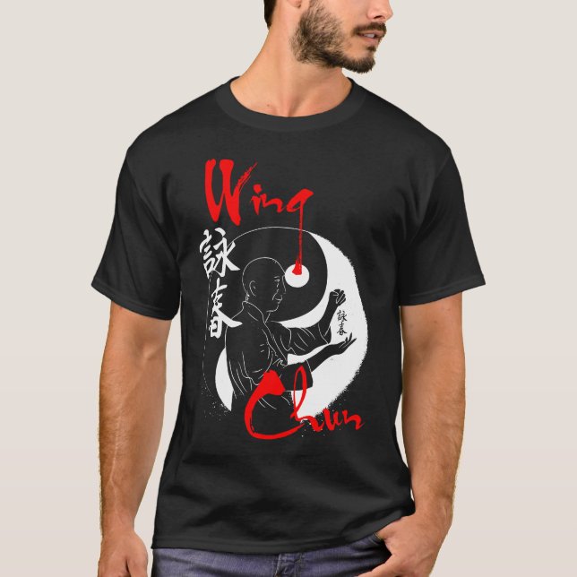 Camiseta Wing Chun Kung Fu Yin Yang Sifu T-Shirt (Frente)