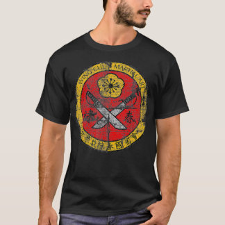 Camiseta Wing Chun Martial Art Sword GYM Training MMA Kung