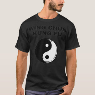 Camiseta Wing Chung Kung Fu Yin Yang Design para Wing Chun 