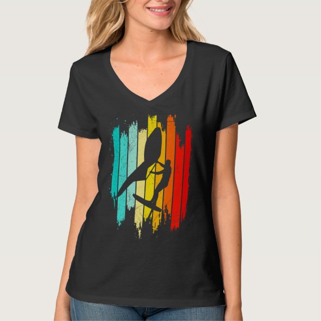 Camiseta Wing Foil Wing Foil Wingsurf Retro Wing Foil (Frente)