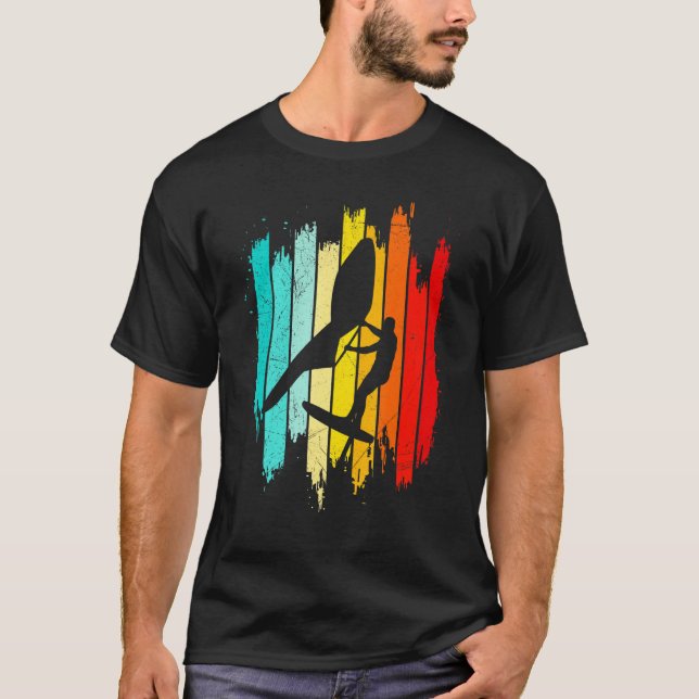 Camiseta Wing Foil Wing Foil Wingsurf Retro Wing Foil (Frente)