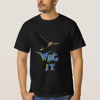 Camiseta Wing It Black T Shirt