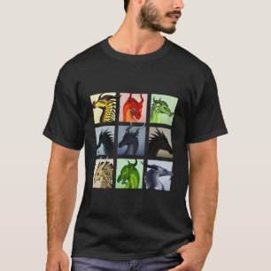 Camiseta Wing Of Fires Legends Fathom Darkstalker Clearsigh