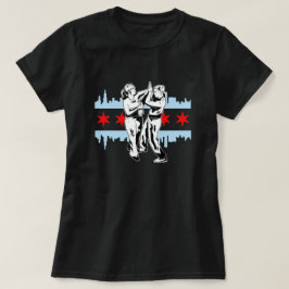 Camiseta Wing Tsun Chicago Skyline