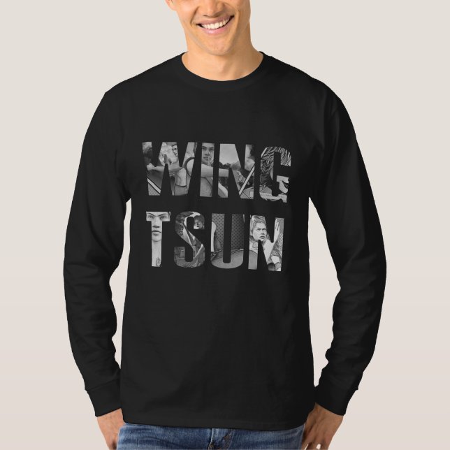 Camiseta Wing Tsun Illinois Long Sleeve Tee (Frente)
