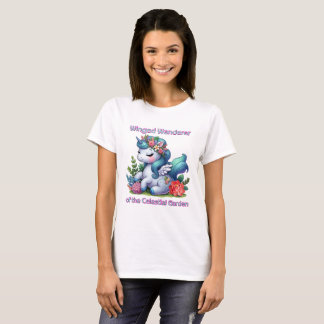 Camiseta Winged Wanderer do Jardim Celestial