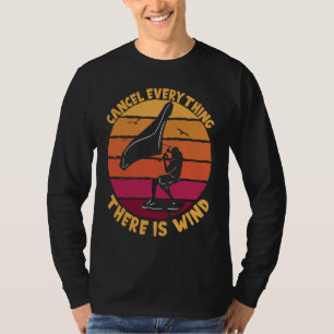 Camiseta Wingfoil Cancela Tudo Onde Há Vento Wing Foil