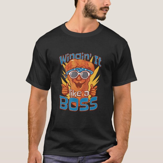 Camiseta Wingin' Like A Boss Celebrando o Amor pelo Pintinh (Frente)