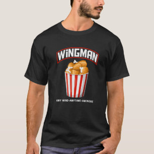 Camiseta Wingman Engraçado Qualquer Wing Em Qualquer Lugar 