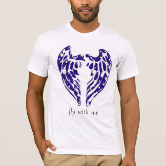 Camiseta wings_stars2, mosca comigo