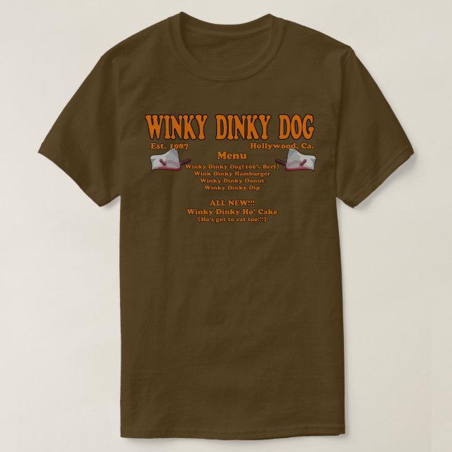 Camiseta Winky Dinky Dog  (Frente do Design)